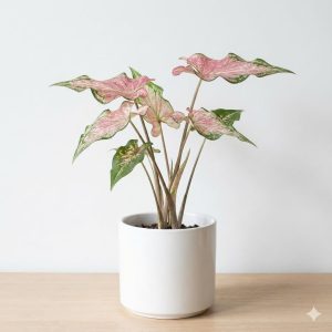 บอนสีใบจีน ใบเรียวยาวแหลม