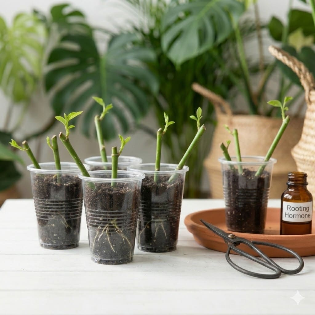 การปักชำ คู่มือขยายพันธุ์พืชฉบับสมบูรณ์สำหรับมือใหม่