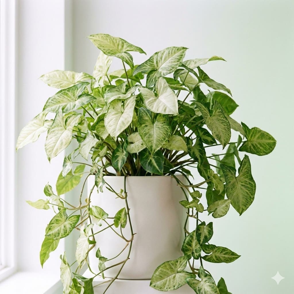 ต้นเงินไหลมา (Arrowhead Plant)