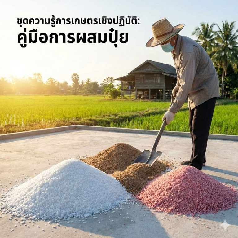 วิธีผสมปุ๋ยใช้เอง ลดต้นทุน 10-20% คู่มือสำหรับเกษตรกร